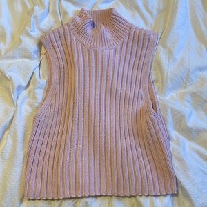 Zara cropped turtleneck tank.